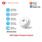 Zigbee 24G Mmwave Radar Presence Sensor Human Detector Motion/Static Detection For Tuya Z2M Smart Home Security Automation Alarm