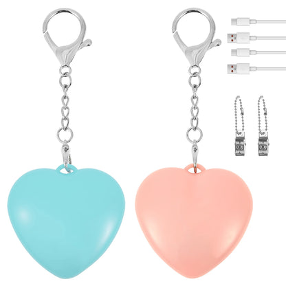 1/2/4Pcs Handbag Night Light Heart-Shape Purse Light LED Automatic Sensor Rechargeable Touch Wallet Tote Bag Mini Light Keychain