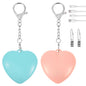 1/2/4Pcs Handbag Night Light Heart-Shape Purse Light LED Automatic Sensor Rechargeable Touch Wallet Tote Bag Mini Light Keychain