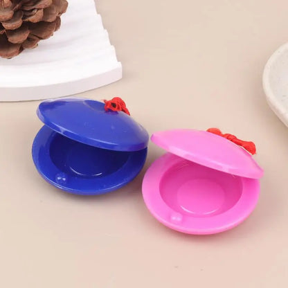 3/5/15/25Pcs Plastic Music Castanets Orff Instruments Festival Party Entertainment Prop Percussion Instrument Rhythm Cultivation