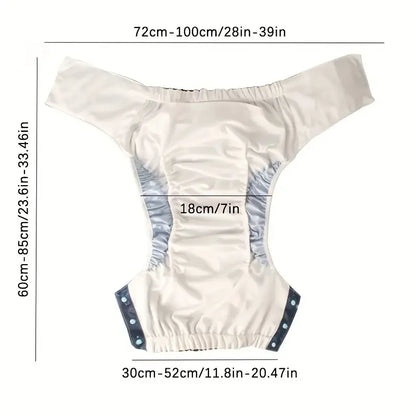 Breathable Adult Cloth Diaper Waterproof Old Man's Diaper Pants Reusable Diapers Trouser Pocket Anti-leak Breathable Nappy Pads