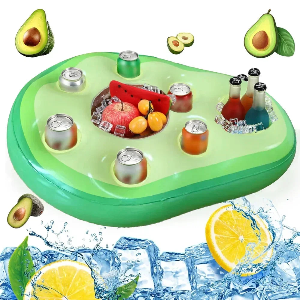 Inflatable Floating Drink Holder for Pool Float Party Accessorie Cup Floties Adult  Swimming Pool Floating Decoration Beach