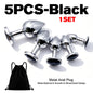 5 Size Black Butt Plug Metal Anal Plug Jewelry Base Beginner to Expert G-Point Massage Dildos Adult Women Toys Adult Men Toys