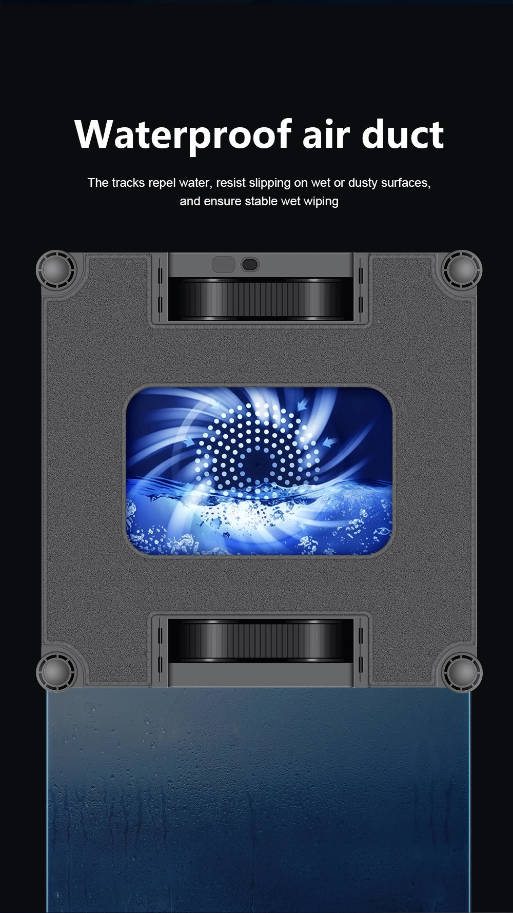 Robot Window Cleaner Liectroux S11,9000Pa Strong Suction, 4-Way Water Spray, Floating Scraping Tech, Smart Memory,APP Control