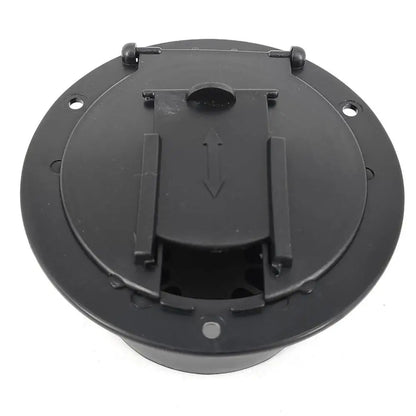 RV Cord Cover RV Electrical Cable Hatch RV Wire Organizer Cable Pass Through Covered Power Cord Hatch Round Accessory For