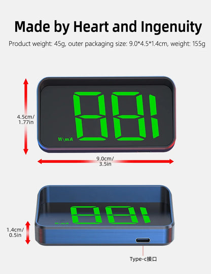  M2 Universal GPS HUD Car Speedometer Projector With Speed KMH Head Up Display Car USB Cable Plug & Play GPS & Beidou System