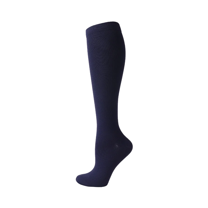 19 Styles Compression Stocking Blood Circulation Promotion Slimming Compression Socks Anti-Fatigue Comfortable Solid Color Socks