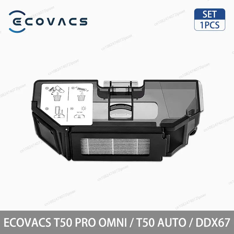 ECOVACS T50 PRO OMNI / T50  AUTO / DDX67 Robot Vacuum Cleaner Accessories Main Side Brush Hepa Filter Mop Cloth Dust Bag Parts