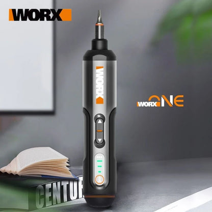 WORX WX240 Electric Screwdriver Rechargeable Electric Screw Driver 24 Bits Kits Mini Drill Power Tool Home Maintenance Repair