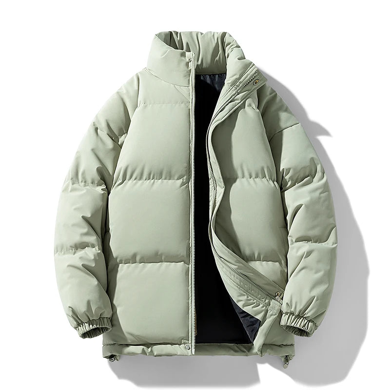 Winter Parka Men Brown Thick Warm Jackets Big Size 6xl 7xl 8xl Oversize Cotton Padded Windbreaker Outwear Waterproof Loose Coats