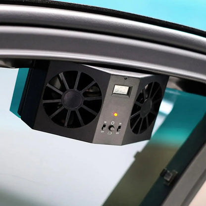 Car Auto Solar Fan Window Cooling Air Vent Vehicle Ventilation System Radiator Car Fans