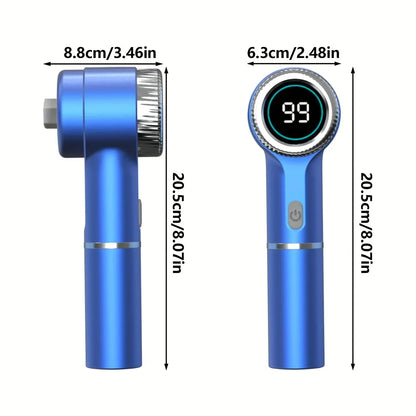 2026 Electric Cleaning Brush LED Display With 5 Replaceable Brush Heads 3-speed Adjustable Cleaning Tool For Kitchen Bathroom