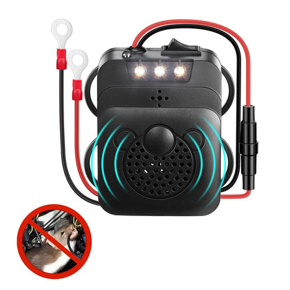 Leekooluu Mouse Repellent Ultrasonic 12v Anti-Rat Mouse Repeller For Cars Non-Toxic Keep Rodent Marten Animal Away Car Accessory