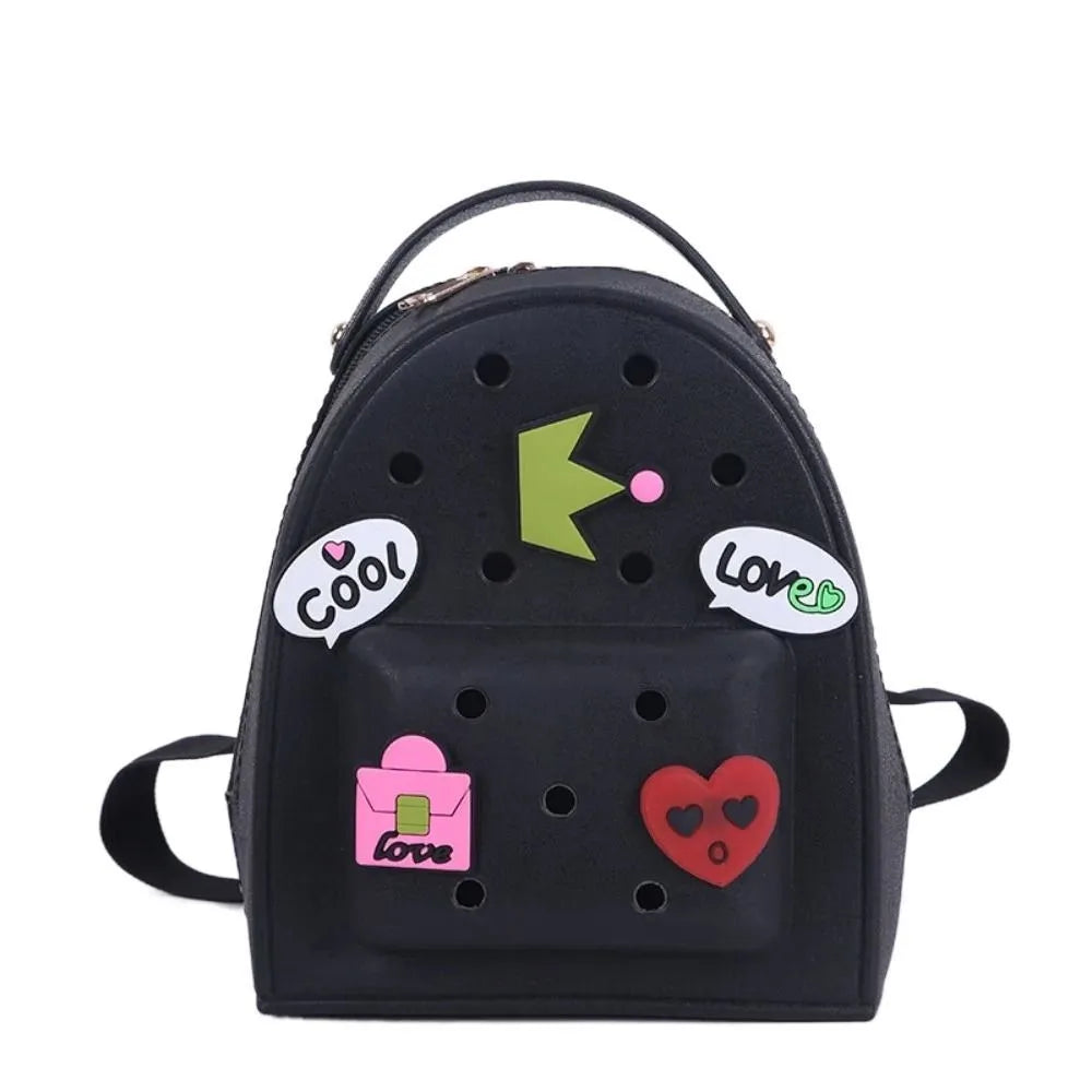 Stationery Adjustable Straps Silicone Backpack Zippered Waterproof Kids Schoolbags Soft Durable Kindergarten Knapsack Student