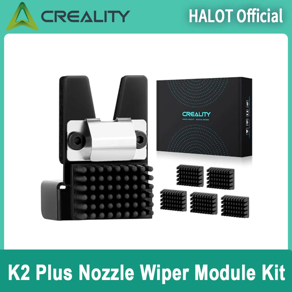 Creality K2 Plus Combo Mouth Wipe Strips K2 Plus Nozzle Wiper Assembly Original K2 Plus Accessories Nozzle Wiper Module Kit