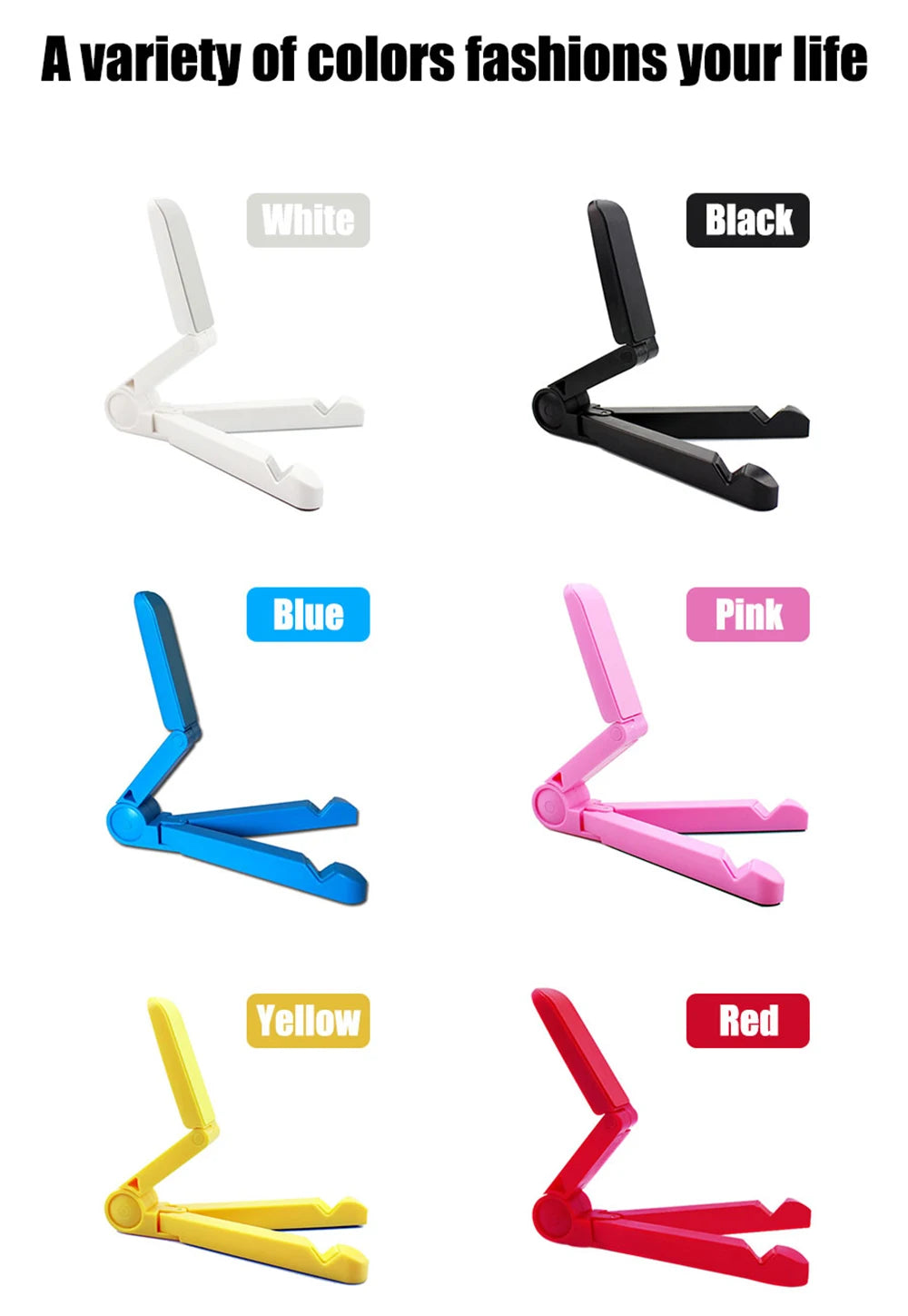 Universal Tablet Holder Portable Foldable Tablet Stand Desktop Mobile Phone Holder For iPhone Xiaomi Huawei Tablet Accessories