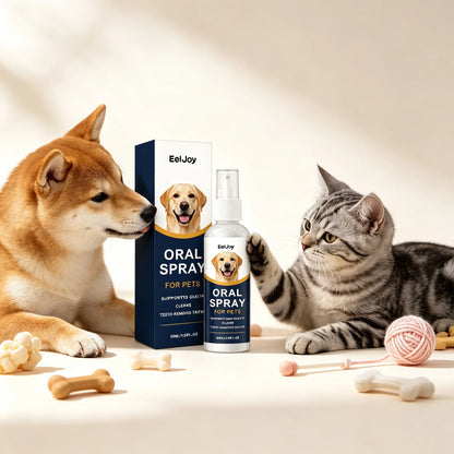 Pet Mouth Cleaning Spray Natural Plants Tartar Remover Cleaning Bad Smell Tongue Pet Accessories Dog And Cats Oral Cleanse Spray