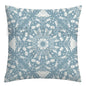 Lake blue white geometric linen pillowcase sofa cushion cover home decoration can be customized for you 40x40 45x45 50x50 60x60