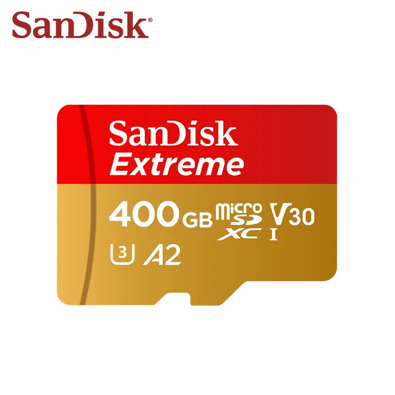 Sandisk Micro SD Card Extreme A2 A1 V30 SDXC Flash 32GB 64GB 128GB 256GB 512GB 1TB MicroSD Card 190MB/s TF Card for Phone Tablet