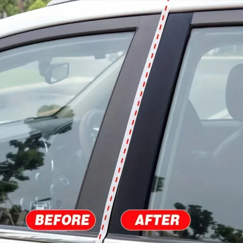 Plastic Parts Black Restorer BLACK TO BLACK Long-Lasting Wax Coating Car Interior Dashboard &  Refurbish Cleaner