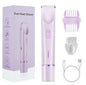 2 In 1 Women Electric Razors Bikini Trimmer Face Shavers Hair Removal for Underarms Legs Lady Body Trimmer Waterproof Painless