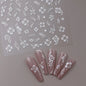 1pcs 3D Bronzing Gold Love Heart Nail Art Stickers Y2K Holographic Stars Sun Starlight DIY Nail Decals Heart Manicure Decoration