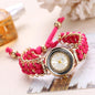 Women's Watch Fashion Braided Rope Bracelet Quartz Watches