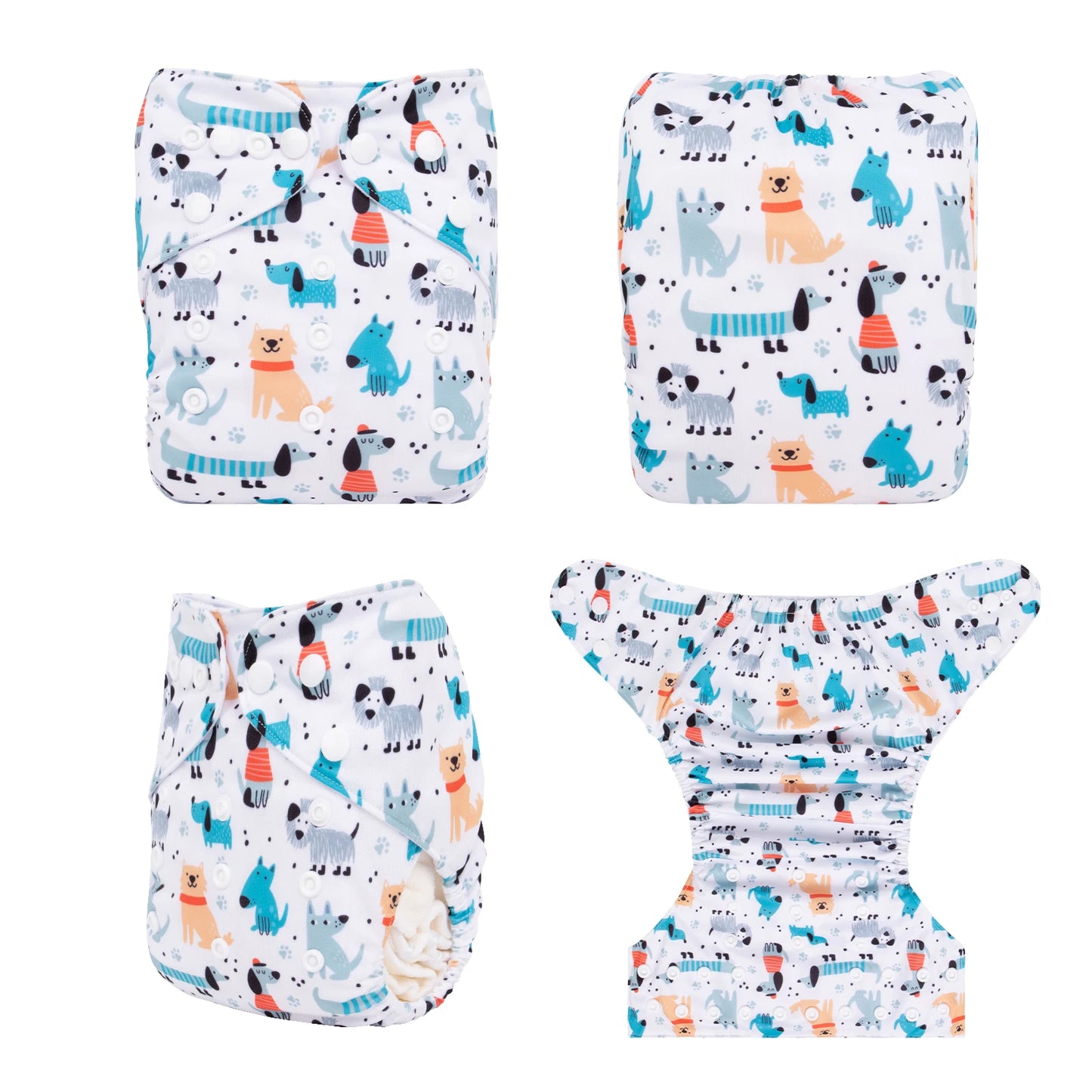 U Pick ALVABABY Digital Position Cloth Diapers Baby Reusable Modern Cloth Nappy for Baby with 1pc Microfiber Insert