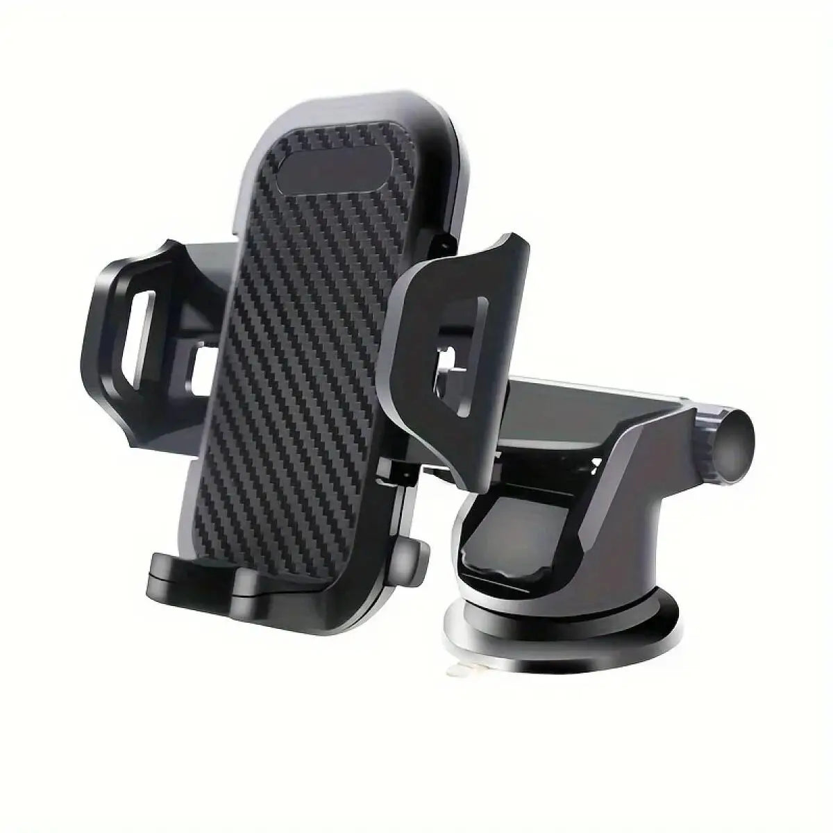 Car Phone Mount Suction Cup Dashboard Windshield Holder Adjustable Extendable Arm One Button Release for GPS Navigation