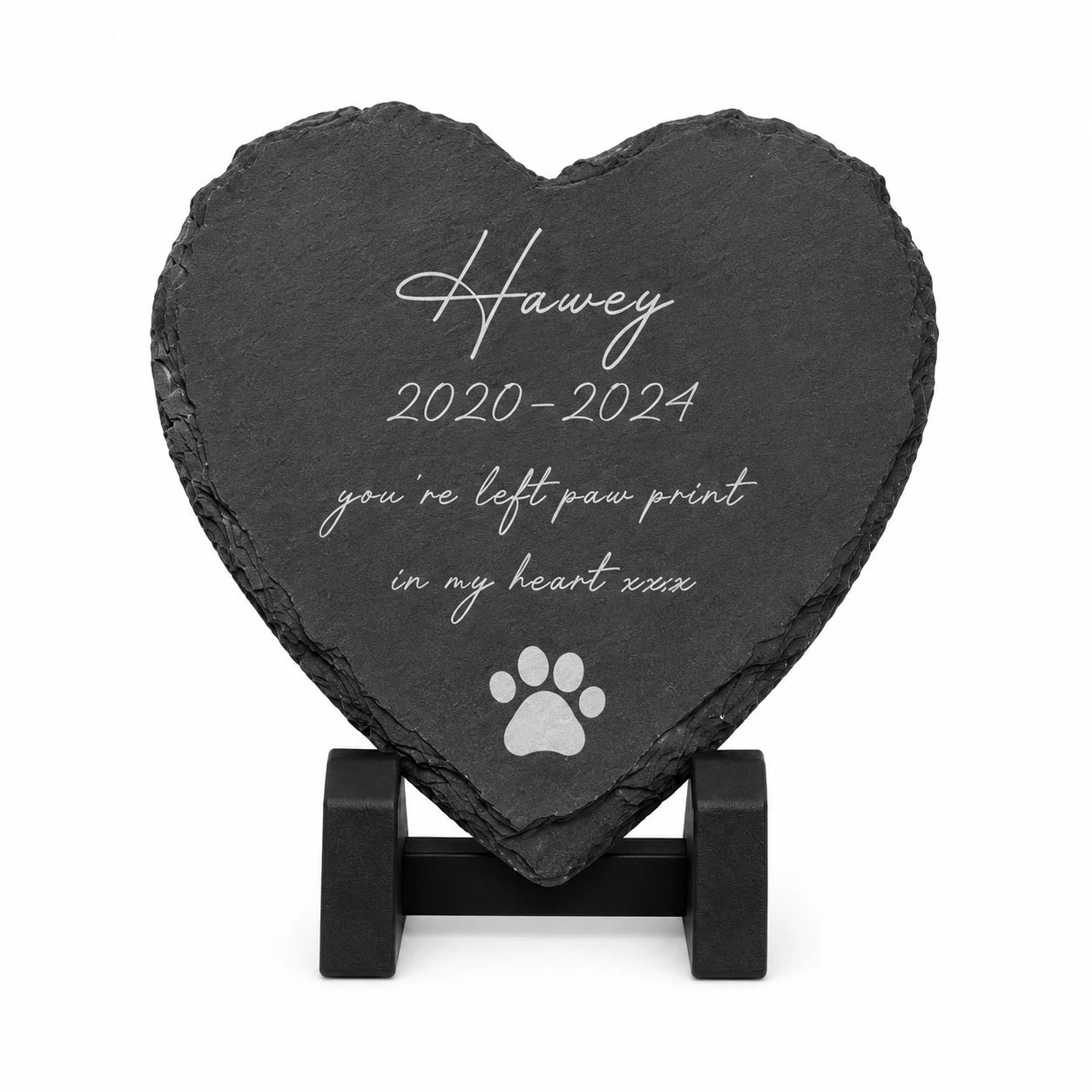 Personalized Cat Dog Memorial Plaque Custom Photo Slate Stone Pet Loss Sympathy Gift Garden Decor Remembrance Stone with Name