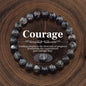 8mm Natural Stone Beaded Bracelets For Women Men Bring Wealth Love Energy Protection Crystal Beads Bracelets Meditation Jewelry