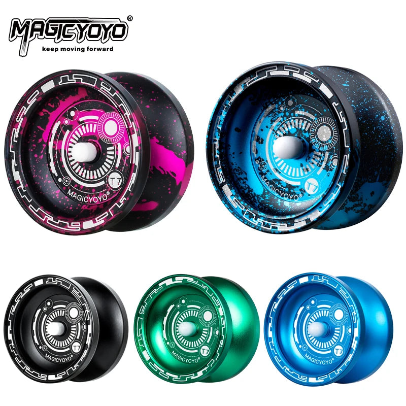 Original MAGICYOYO T7 Colorful New Basic 2A Metal Responsive Sleep Beginner Practice Yoyo Toy Birthday Gift