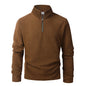 Men's Hoodies Sweatshirts Thicken Warm Fleece Tracksuit for Men Zipper Neck Pullover Men's Winter Clothing Soft Shell Men Hoodie