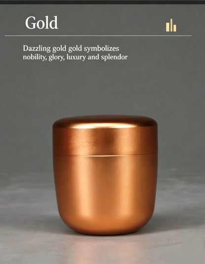 Hot Sale L8 Ashes Aluminum Alloy Capsule Mini Keepsake Iron Urn Funeral Casket Pet Urn Human pet memorials and gifts