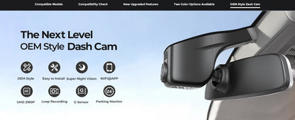 Mangoal 4K Dash Cam GPS WiFi & APP For Volkswagen Tiguan Gen2 AD BW Dash Car Camera 2018-2024 Plug and Play