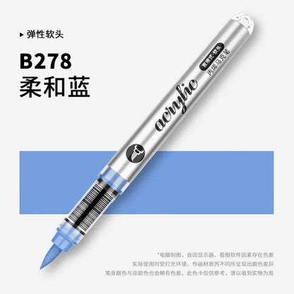 1 PC 120 Colors Acrylic Paint Marker Pens Professional Drawing Pens for Graffiti Manga School Aesthetic Stationery Art Supplies