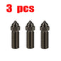 For Creality Ender 3 V3 KE K1/k1 Max Nozzle 0.4 0.6 0.8mm Nozzles Hard Steel Copper Plated Brass Genius Pro Vyper K1 Pro Hotend