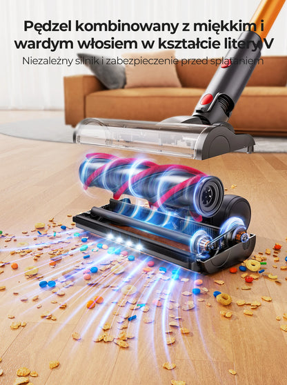 Laresar V7 500W 50000Pa Discharge Battery vacuum cleaner Handheld Smart Home Appliance Removable Battery Dust mug