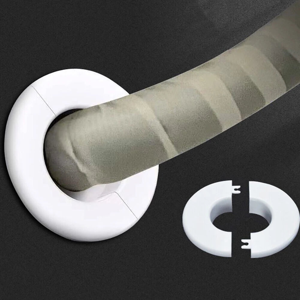 40-80mm Pipes Hole Cover PP Air Conditioning Conduit Pipe Entry Cable Vents Passage For Household Improvement Accessories