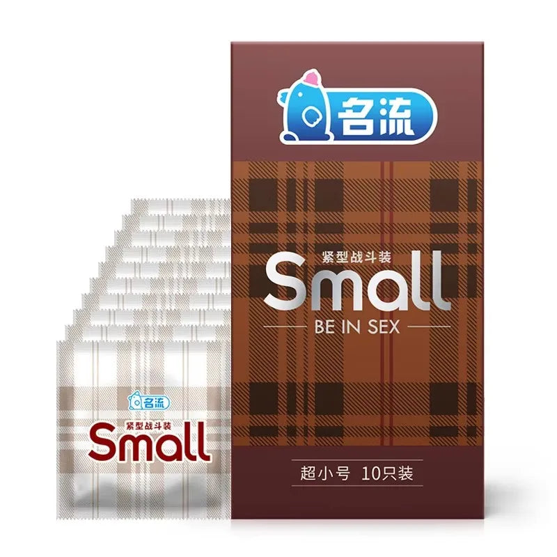10pcs Ultra Thin Latex Smooth Condom Small Size For Men Sex Products Tight Durable Condoms Sex Toys For Couples Men Women