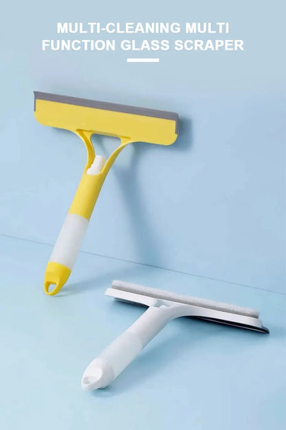 SEAMETAL 3 IN 1 Car Scraper Window Cleaning Wiper Muitifunctional Glass Brush Silicone Squeegee for Car Household Cleaning Tools