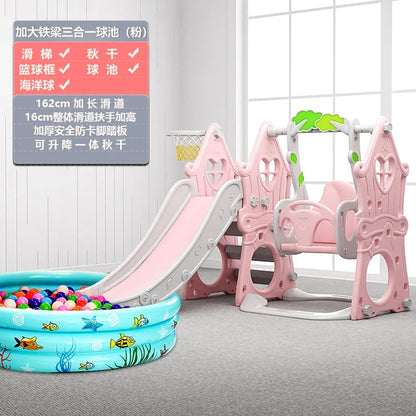Tqh Children Slide Indoor Home Child Baby Slide and Swing Combination Baby Small Toy Family Amusement Park