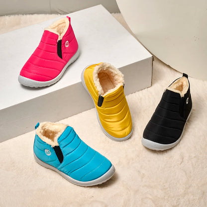 Fashion Girls Shoes Winter Girls' boots Children Ankle Boots Comfortable Slip On Waterproof Upper Lightweight Kids Shoes
