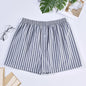 Mens Underwear Boxers Shorts Casual Cotton Sleep Underpants Homewear Men Arrow Panties Striped Plaid Loose Comfortable Underwear