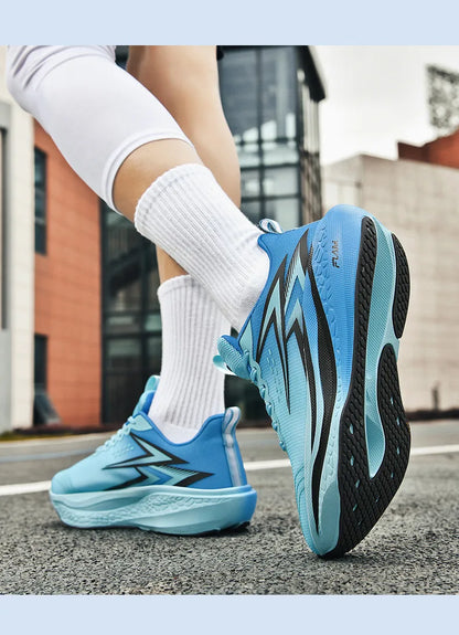 Men Running Shoes Speciality Marathon Sports Shoes Breathable Lightweight Carbon Board Women's Trend Athletic Sneakers Women