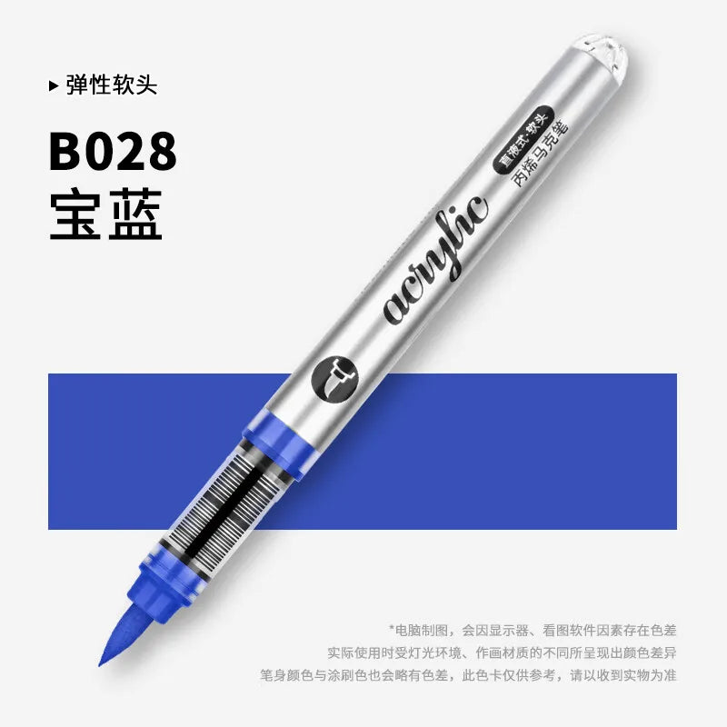 1 PC 120 Colors Acrylic Paint Marker Pens Professional Drawing Pens for Graffiti Manga School Aesthetic Stationery Art Supplies