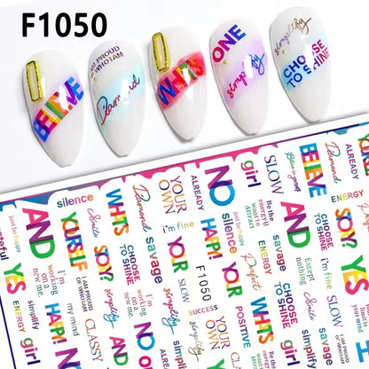 Black and White Love Flowers Line Art 3D Stickers Nail Decals Nail Art Accessories Butterfly Rose Nail Stickers Nail Sliders
