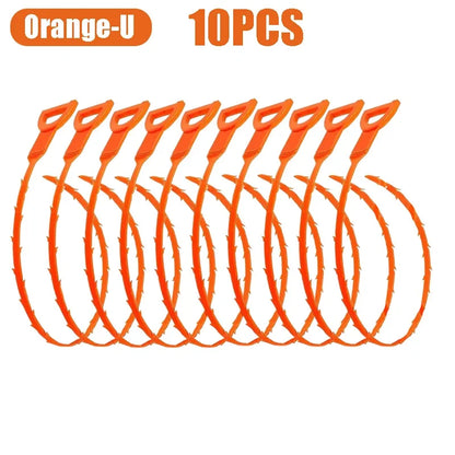 Hair Dredging Hook Sewer Unblock Tools Unblocker Pipes and Sinks Drain Clog Remover Toilet Drainage Outlet Cleaning Supplies
