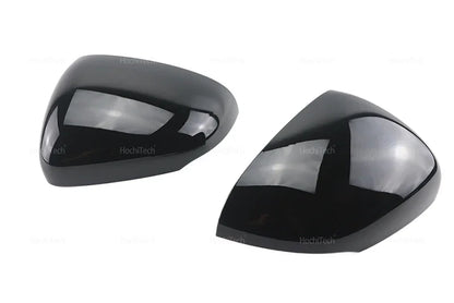 For Mercedes-Benz W177 V177 C118 X118 2018-2023 Black Carbon Fiber Car Rear View Door Wing Side Mirror Cover Caps Shell Case