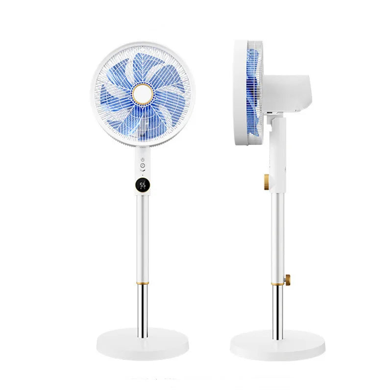 DC Inverter Tower Fan, Ultra Quiet 12-Speed Standing Fan with Remote, Energy Saving Oscillating Fan for Living Room/Bedroom